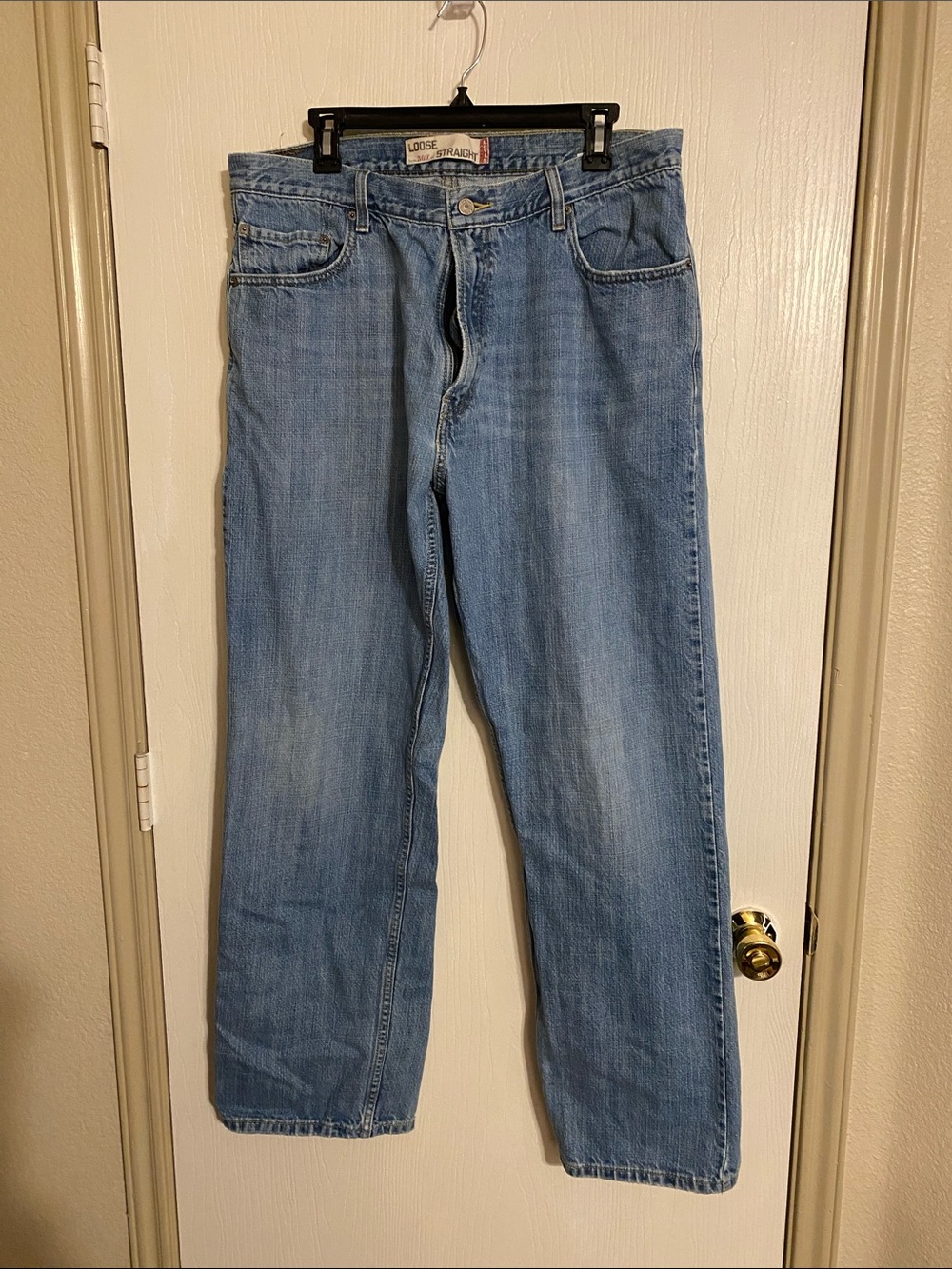 Levi's 569 Relaxed Fit Light Blue Denim Jeans